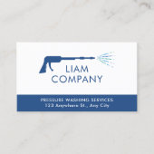 Cartes de visite de lavage de pression (Devant)