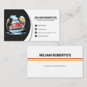 Cartes de visite de lavage de voiture mobile (Devant / Derrière)