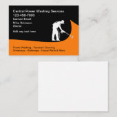 Cartes de visite De Lavage D'Énergie Et De Nettoya (Devant / Derrière)