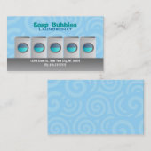 Cartes de visite de laverie automatique (Devant / Derrière)