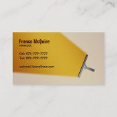 Cartes de visite de laveur de vitres (Dos)