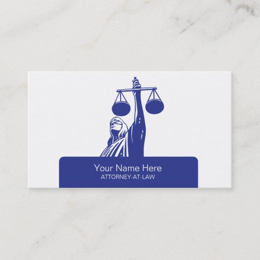 Cartes de visite de l'avocat (Devant)
