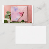 Cartes de visite de l'école de bureau 🌹 l'école d (Devant / Derrière)