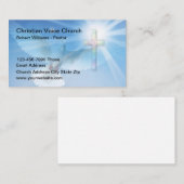 Cartes de visite de l'église chrétienne Pittoresqu (Devant / Derrière)