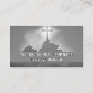 Cartes de visite de l'église Heavente Cross Sky