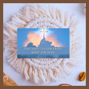 Cartes de visite de l'église Heavente Cross Sky