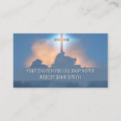 Cartes de visite de l'église Heavente Cross Sky (Devant)