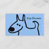 Cartes de visite de l'élevage de chiens (Devant)