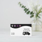 Cartes de visite de l'élevage de chiens (Debout devant)