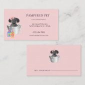 Cartes de visite de l'élevage de chiens (Devant / Derrière)