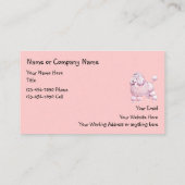 Cartes de visite de l'élevage de chiens (Dos)