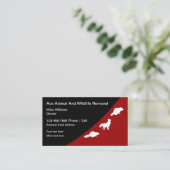 Cartes de visite De L'Élimination Des Animaux Et D (Debout devant)