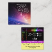 Cartes de visite de l'encadrement de la vie (Devant / Derrière)