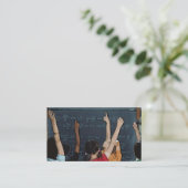 Cartes de visite de l'enseignant (Debout devant)