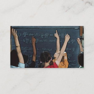 Cartes de visite de l'enseignant