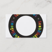 Cartes de visite de Lesbilicious (Dos)