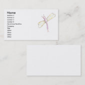 Cartes de visite de libellule (Devant / Derrière)