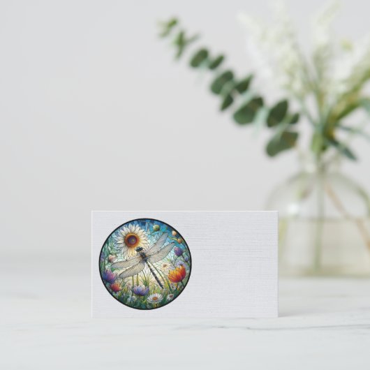 Cartes de visite de libellules (Debout devant)