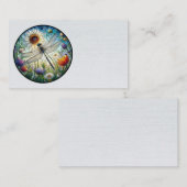 Cartes de visite de libellules (Devant / Derrière)