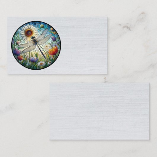 Cartes de visite de libellules (Devant / Derrière)