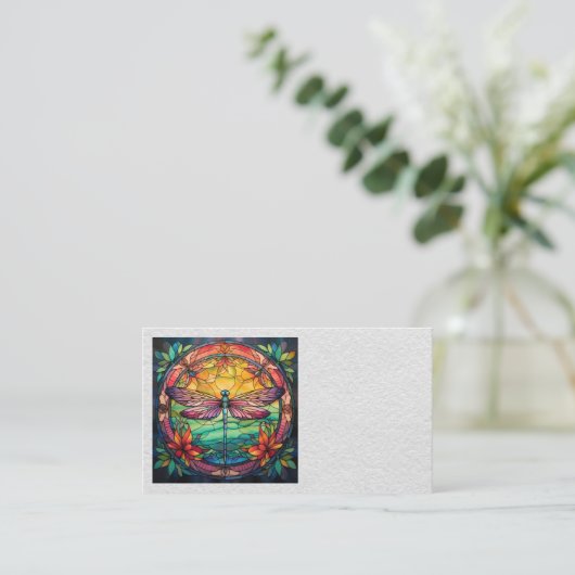 Cartes de visite de libellules (Debout devant)