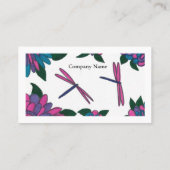 Cartes de visite de libellules (Dos)