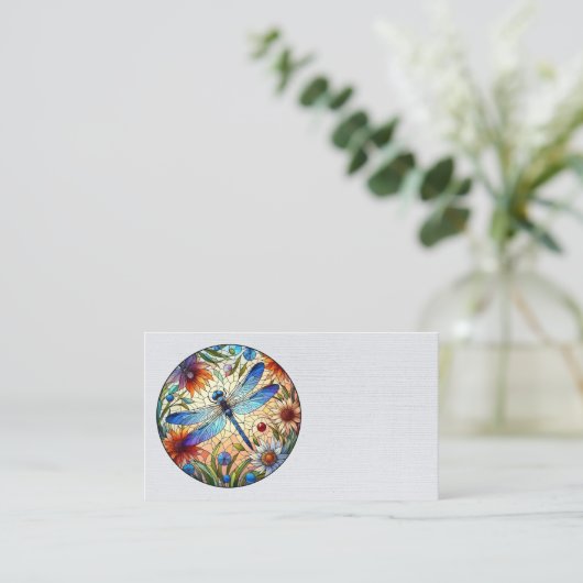 Cartes de visite de libellules (Debout devant)