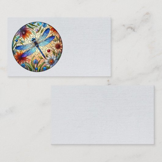 Cartes de visite de libellules (Devant / Derrière)