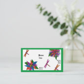 Cartes de visite de libellules (Debout devant)