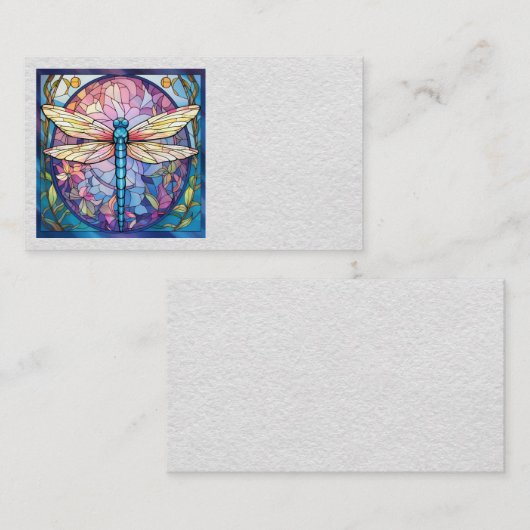 Cartes de visite de libellules (Devant / Derrière)