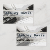 Cartes de visite de librairie (Devant / Derrière)