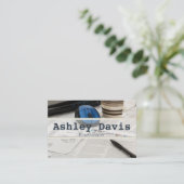 Cartes de visite de librairie (Debout devant)