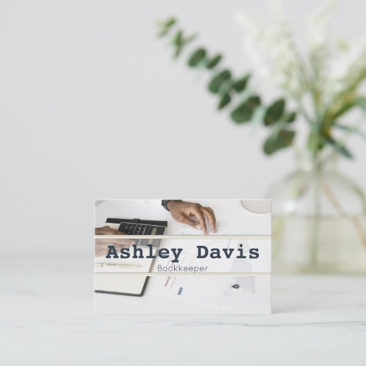 Cartes de visite de librairie (Debout devant)