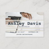 Cartes de visite de librairie (Dos)