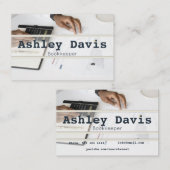 Cartes de visite de librairie (Devant / Derrière)