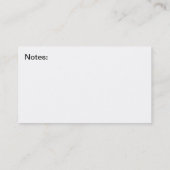 Cartes de visite de librairie (Dos)