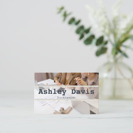 Cartes de visite de librairie (Debout devant)