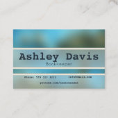 Cartes de visite de librairie (Dos)