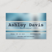 Cartes de visite de librairie (Dos)