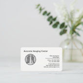 Cartes de visite de l'imagerie Médicale de radiolo (Debout devant)