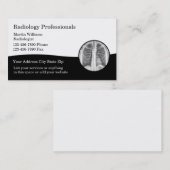 Cartes de visite de l'imagerie Médicale de radiolo (Devant / Derrière)