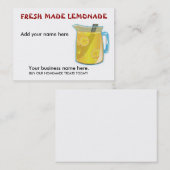 Cartes de visite de LIMONADE (Devant / Derrière)