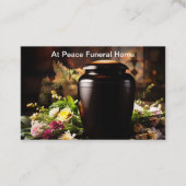 Cartes de visite de l'incinération de la maison fu (Devant)