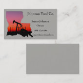 Cartes de visite De L'Industrie Du Pétrole Et Du G (Devant / Derrière)