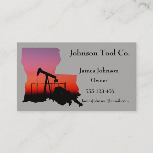 Cartes de visite De L'Industrie Du Pétrole Et Du G (Devant)