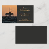 Cartes de visite De L'Industrie Pétrolière Et Gazi (Devant / Derrière)