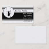 Cartes de visite de l'insecte de désintégration no (Devant / Derrière)
