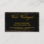 Cartes de visite de lion affligés par cru et (Dos)