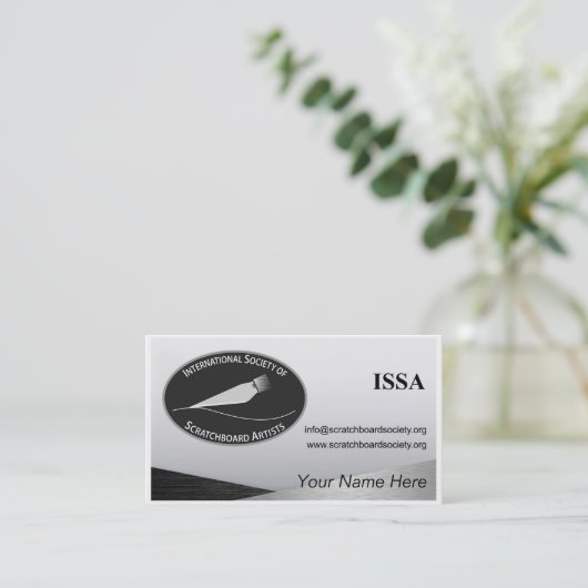 Cartes de visite de l'ISSA (Debout devant)