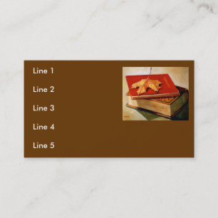 CARTES DE VISITE DE LIVRES